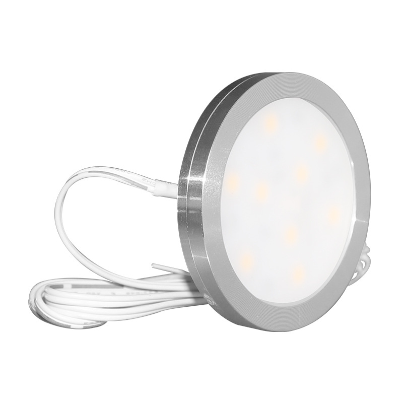 12V接线款射灯薄款家具圆形射灯酒店感应式衣柜灯橱窗展厅LED射灯