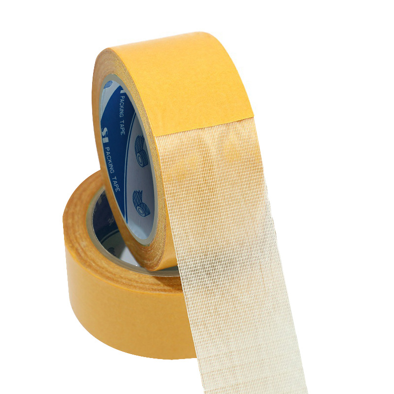 Cinta a base de tela de doble cara, fuerte y de alta viscosidad, restaurante de bodas, decoración de exposiciones, cinta de alfombra para paredes, cinta de doble cara a base de tela