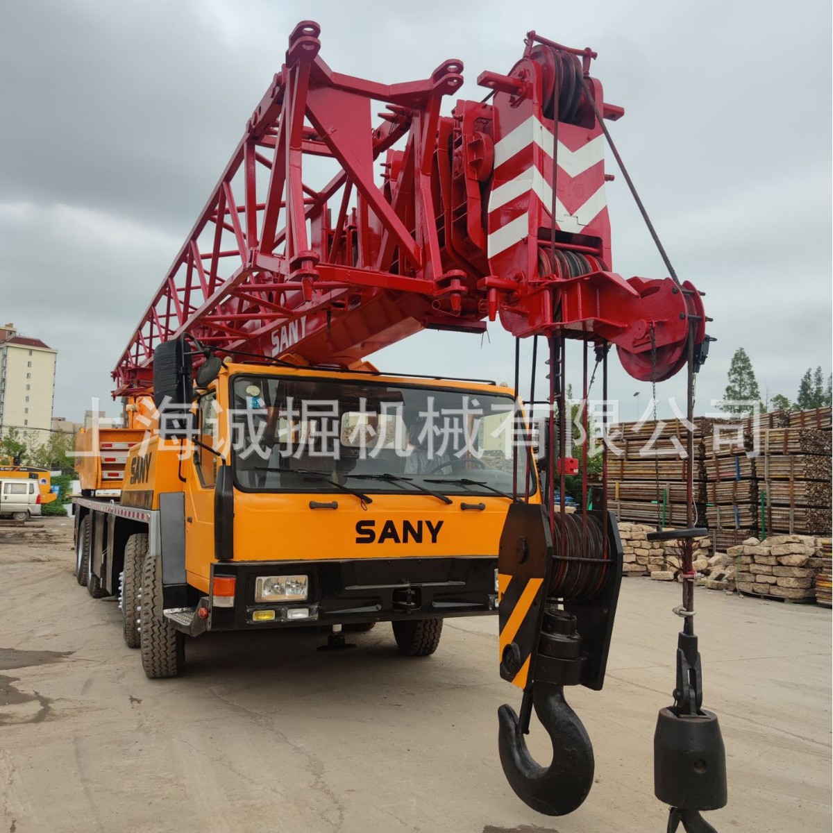 五节臂三一吊车  现货50吨起重机  三一外贸出口三一QY50汽车吊