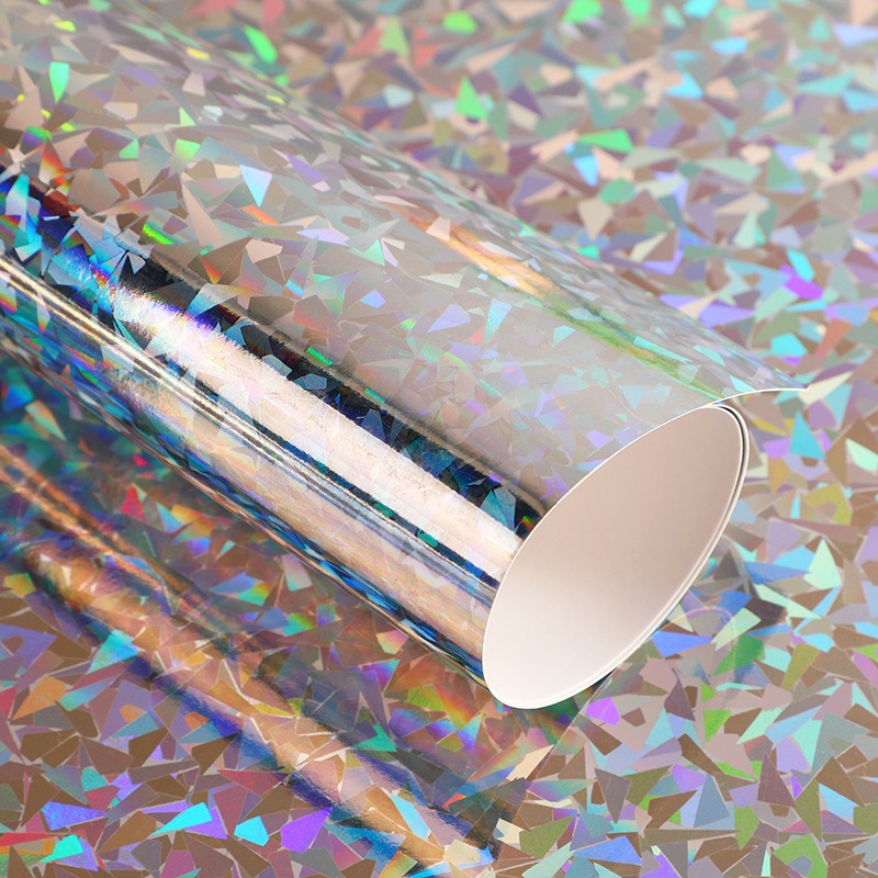 Papel láser de color medalla de papel de fondo brillante papel de tarjeta láser plateado punto de plata de doble fondo brillante