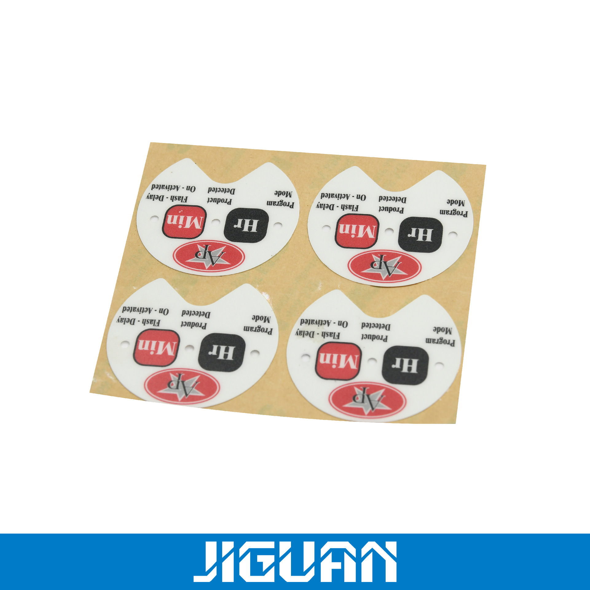 供应开窗面板印刷圆形按键鼓包面板遥控器按键标牌