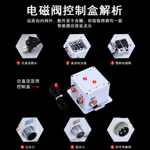 Sensor faucet wash basin basin hot and cold fully automatic infrared induction smart basin faucet all copper