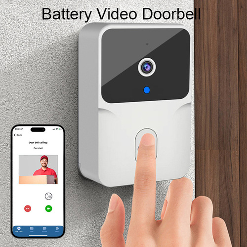 Low-power Tuya home intercom smart video WiFi wireless doorbell doodle cross-border visual doorbell