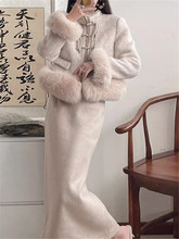 富家千金新中式国风套装感小洋装两件套气质秋冬装搭配一整套