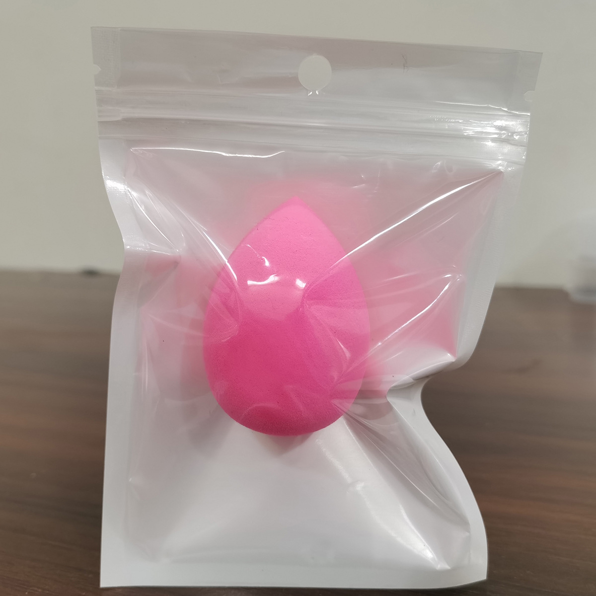 No coma polvo, no se atasque en polvo, huevo de belleza, maquillaje seco y húmedo, huevo de maquillaje de doble uso al por mayor, gotas de agua de calabaza, corte oblicuo, borla de polvo, herramienta de belleza