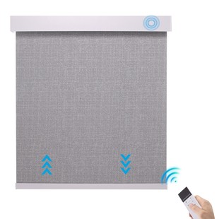 Electric Sun Protection Waterproof Blackout Curtains Noise Reduction Dustproof Smart Roller Blinds Engineering Cross-Border Customized Office Bathroom Curtains