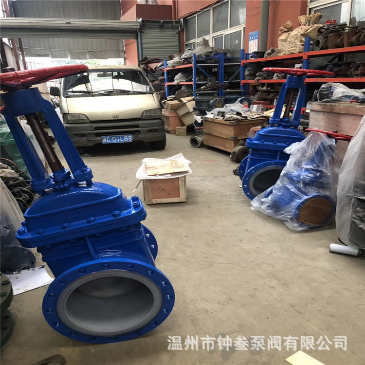 碳钢衬氟闸阀 Z41F46-10C Z41F46-10P 内全衬聚四氟乙烯化工闸阀