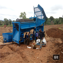 沙金礦除泥選金機器 陸地水選砂金機械 大型淘金設備廠家