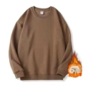 Autumn Winter Fleece - Coffee - Fleece Lined