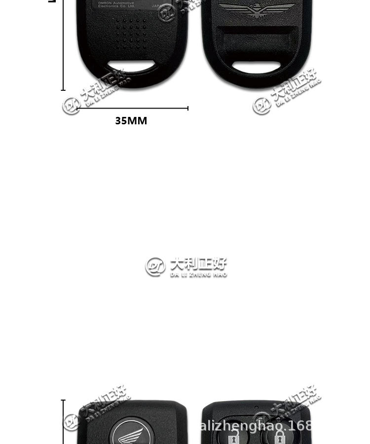 Applicable to Honda new remote control key FOB 2012-2017 GL1800 GOLDWING * 72147-M