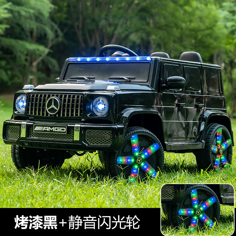 Mercedes-Benz G coche eléctrico para niños todoterreno de cuatro ruedas controlado remoto coche de juguete de doble conducción coche de bebé de dos asientos cuatro ruedas image 17