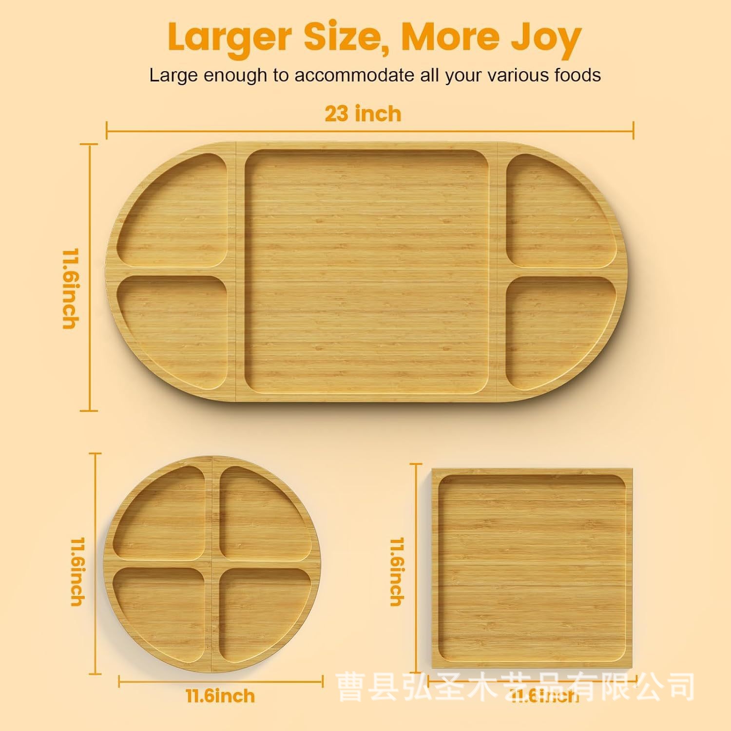 Tablero de comida cocinada de bambú y madera, plato de bocadillos con rejilla conveniente para exteriores, tablero de comida cocinada cuadrado, tabla de cortar para fiesta, tabla de cortar