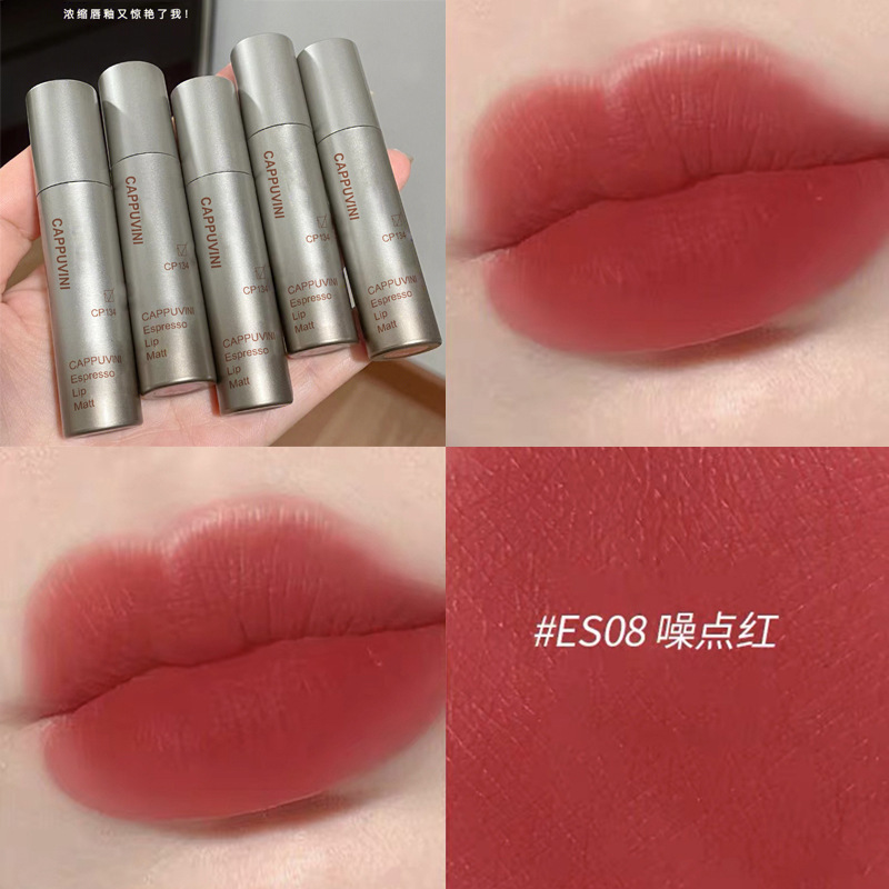 Cappuccino italiano más labios densos esmalte labial brillante esmalte labial barato otoño y invierno estudiantes de terciopelo de mujeres maquillaje nacional