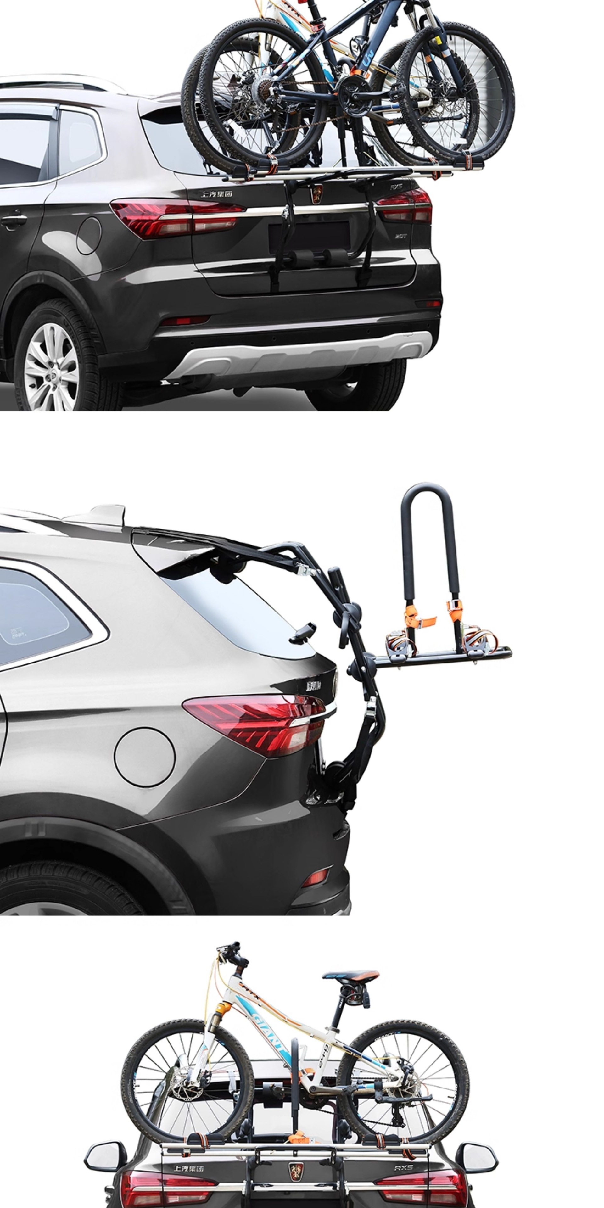 Suitable for Taiwan ZENTORACK car and bicycle rack, rear-mounted rack, trunk suspension, SUV, hatchback
