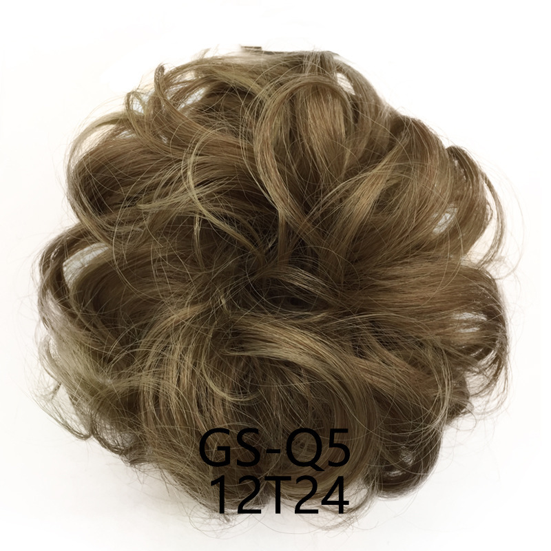 Europa y los Estados Unidos pelucas anillo de pelo de bolas cabeza cuerda elástica peludo natural peludo peludo transfronterizo