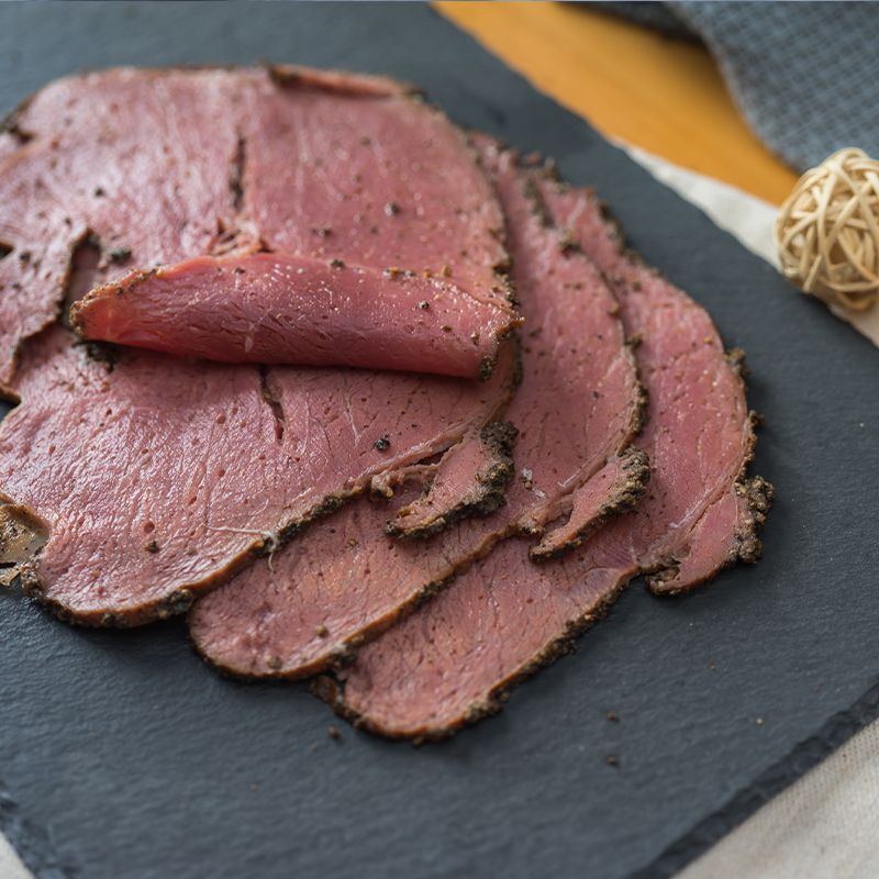 Shengbao Black Pepper Beef Slices Ready-To-Eat Breakfast Fitness Low-Fat Salad Light Sandwich Pasque Original Cut Beef