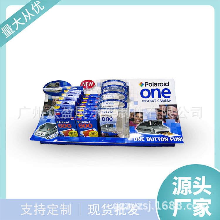 商场快速照相机纸展示盒桌面PDQ瓦楞台面纸质陈列盒 超市促销纸盒