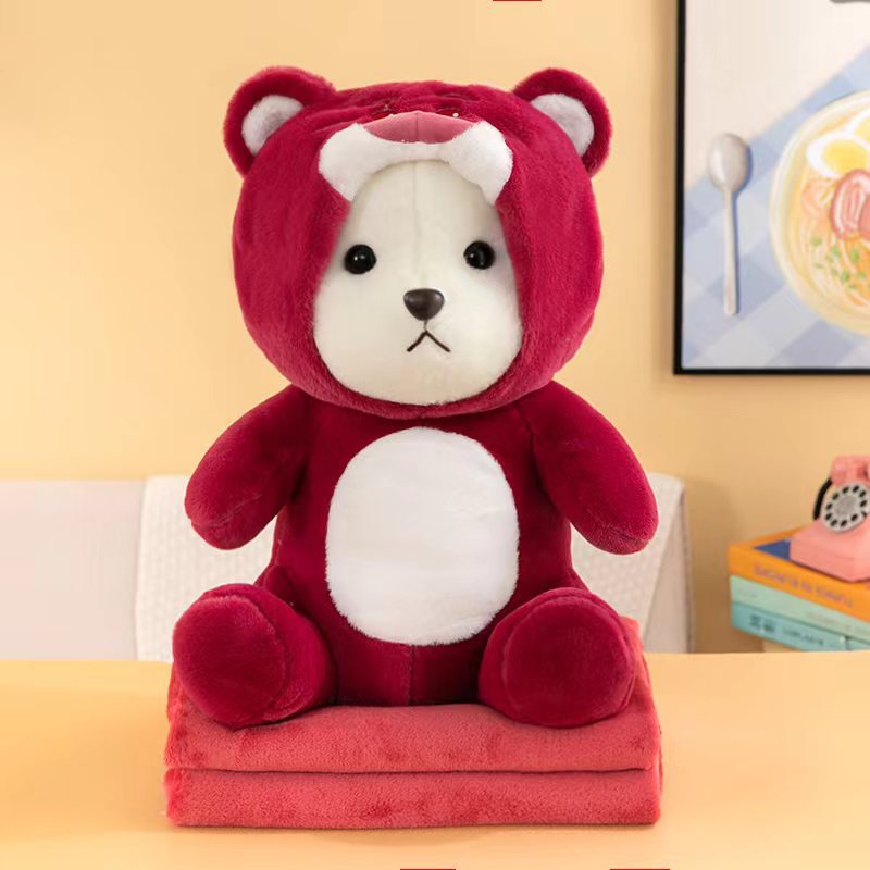 Oficina de dibujos animados almohada edredón de doble propósito almohada cojín del coche multi-funcional manta siesta Comercio exterior al por mayor