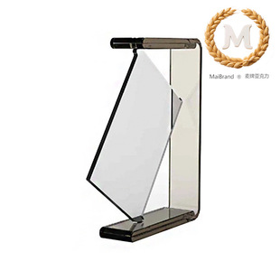 Home Store Desktop Multifunctional Rotating Acrylic Picture Display Stand Horizontal Vertical Acrylic Photo Frame