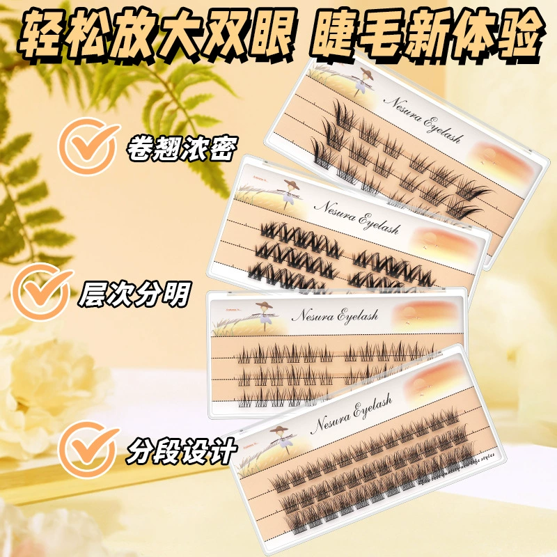 False eyelashes, dense curling comics for eyelashes, wholesale