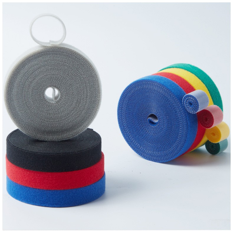 数据线收纳魔术贴扎带电脑束线带电线固定桌面整理收纳理线器植物