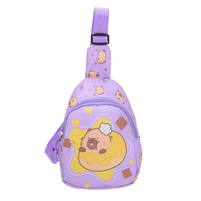 2025 nuevo bolso infantil animado animado mini bebé mochila impresa capibara bolso infantil