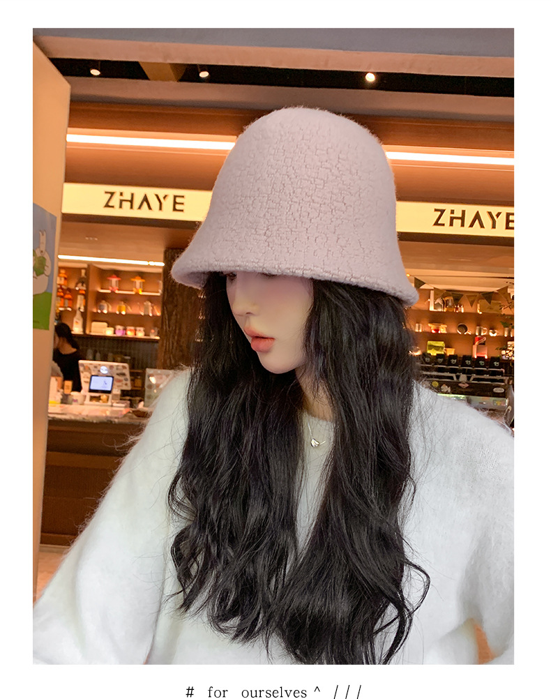 Cappello alla pescatora in lana d'agnello donna autunno inverno_voghion.com