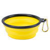 Spot TPE folding dog bowl silicone pet bowl out outdoor portable portable folding dog pot pet water bowl