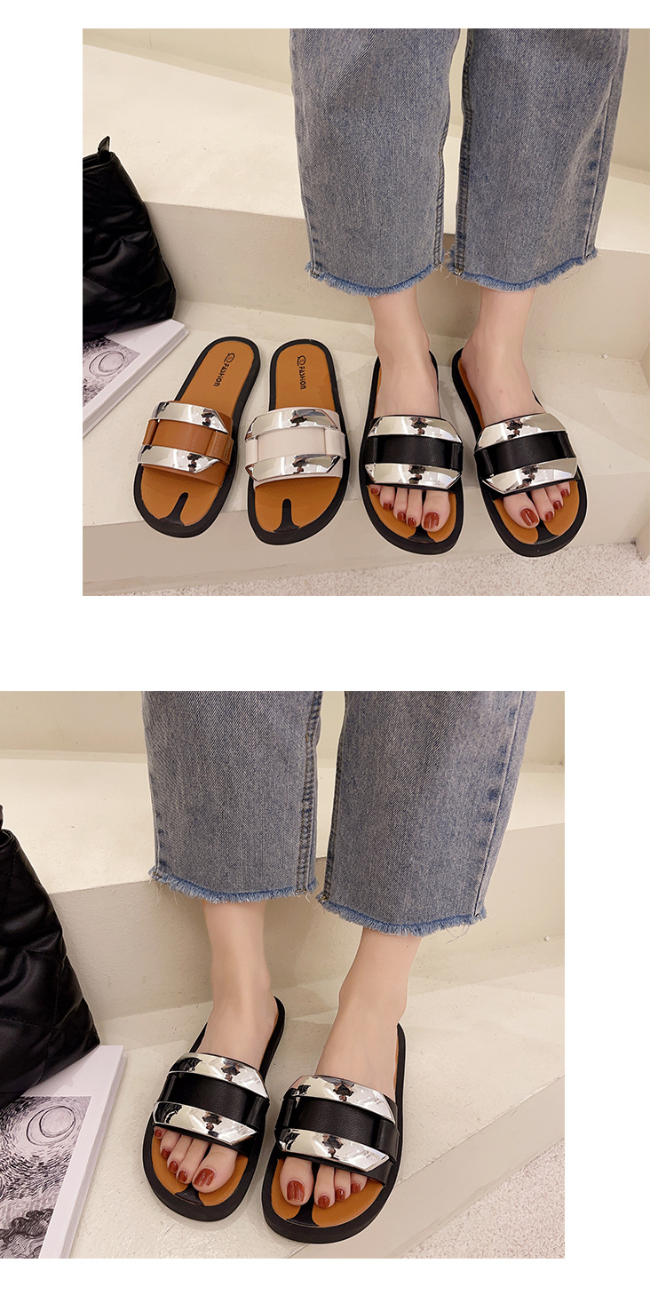 casual sequined flat sandals NSZSC58140