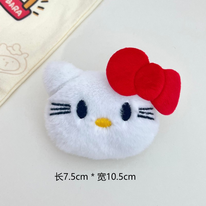 三丽鸥大号蝴蝶结KT猫卡通毛绒可爱猫咪diy饰品辅料秋冬鞋服装饰|undefined