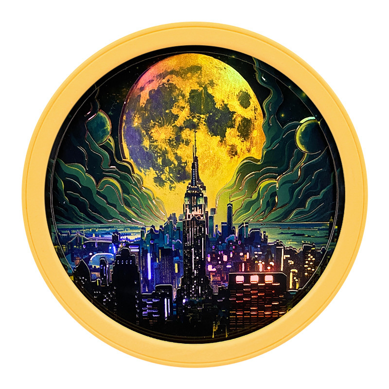 国潮风纸雕灯定制全国城市景区旅游文创纪念品创意礼物纸雕冰箱贴|undefined