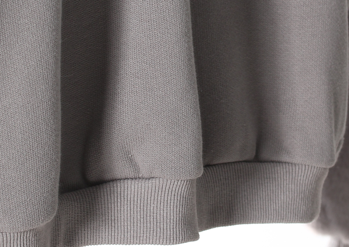 Winter Hooded Fleece lined Furry Sleeves Sweatshirt Women Idle Casual Loose Sleeve Length Cardigan Outerwear Top