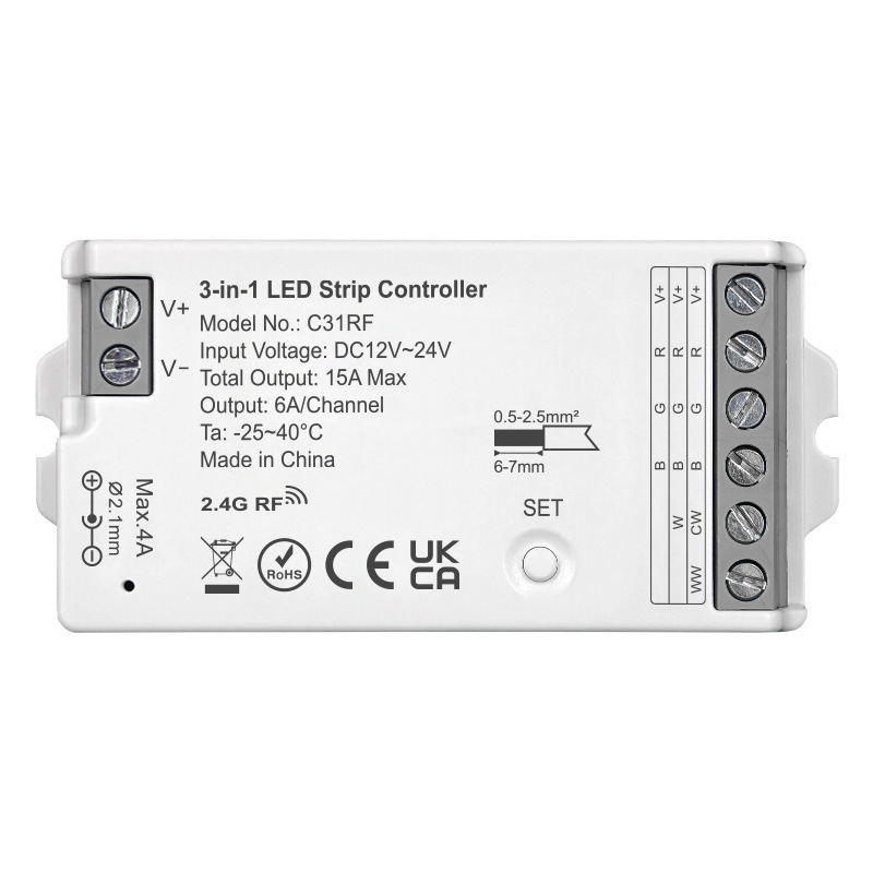 C31Rf 2.4g New Three-In-One Led Strip Light Controller Rgb Rgbw Rgbcct Strip Light Universal C31Rf 2.4g New Three-In-One Led Strip Light Controller Rgb Rgbw Rgbcct Strip Light Universal