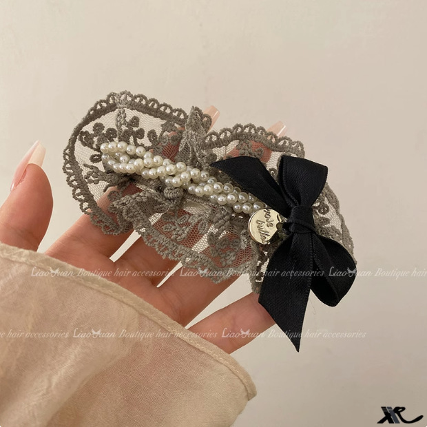 2025新款高级感蓝色气质三角抓夹发卡女盘发半扎发后脑勺发夹发饰|undefined