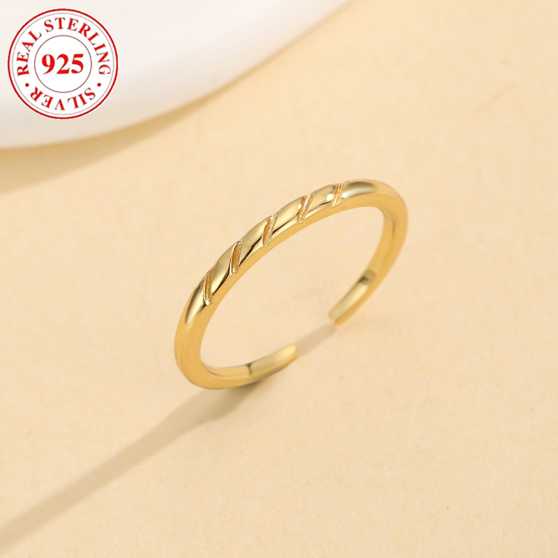 925 Sterling Silver Material Foot Ring Summer Beach  S925 Sterling Silver Pattern Women's Opening Toe Ring Light Luxury Advanced