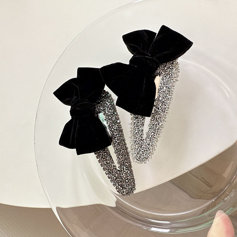 Elegant Sweet Bow Knot Metal Plating Inlay Rhinestones Hair Clip display picture 4