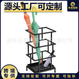 简约黑色伞桶 大容量时尚休闲长柄折叠伞收纳 客厅防水置物桶