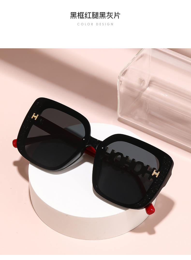 Leichte Luxus-Sonnenbrille mit Polarisierung, modischer großer Rahmen, vielseitige Sonnenbrille, grenzüberschreitende Brille, Anti-UV, hochwertige Sonnenbrille