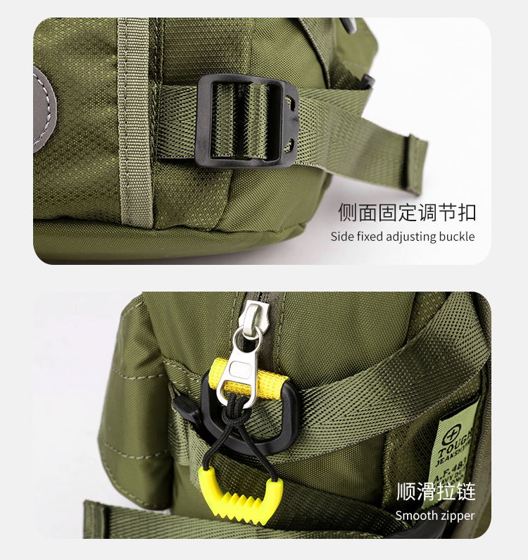 New cross-border large-capacity men's chest bag, outdoor single-shoulder bag, sports phone bag, multi-functional crossbody chest bag undefined