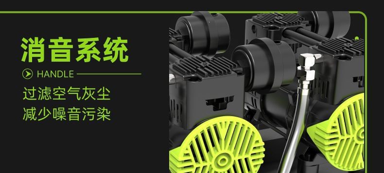 Air compressor, woodworking air compressor, 220v high-power new model air pump, ultra-quiet 220v, direct from the factory