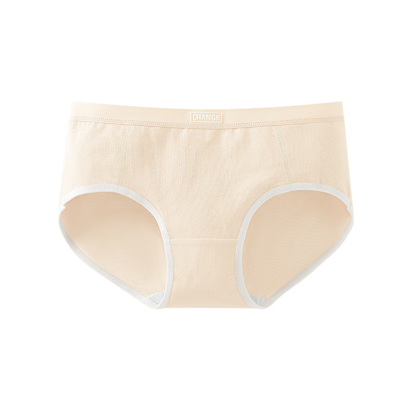 Un tipo de ropa interior de algodón para bebés, entrepierna antibacteriana de algodón para mujer, cintura media, ropa interior de algodón para niñas cómoda y sin costuras, refrescante