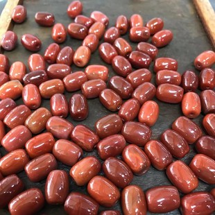 Agate roasted southern red bucket beads with beads separated by beads cultural toys accessories accessories bracelets with necklace accessories DIY