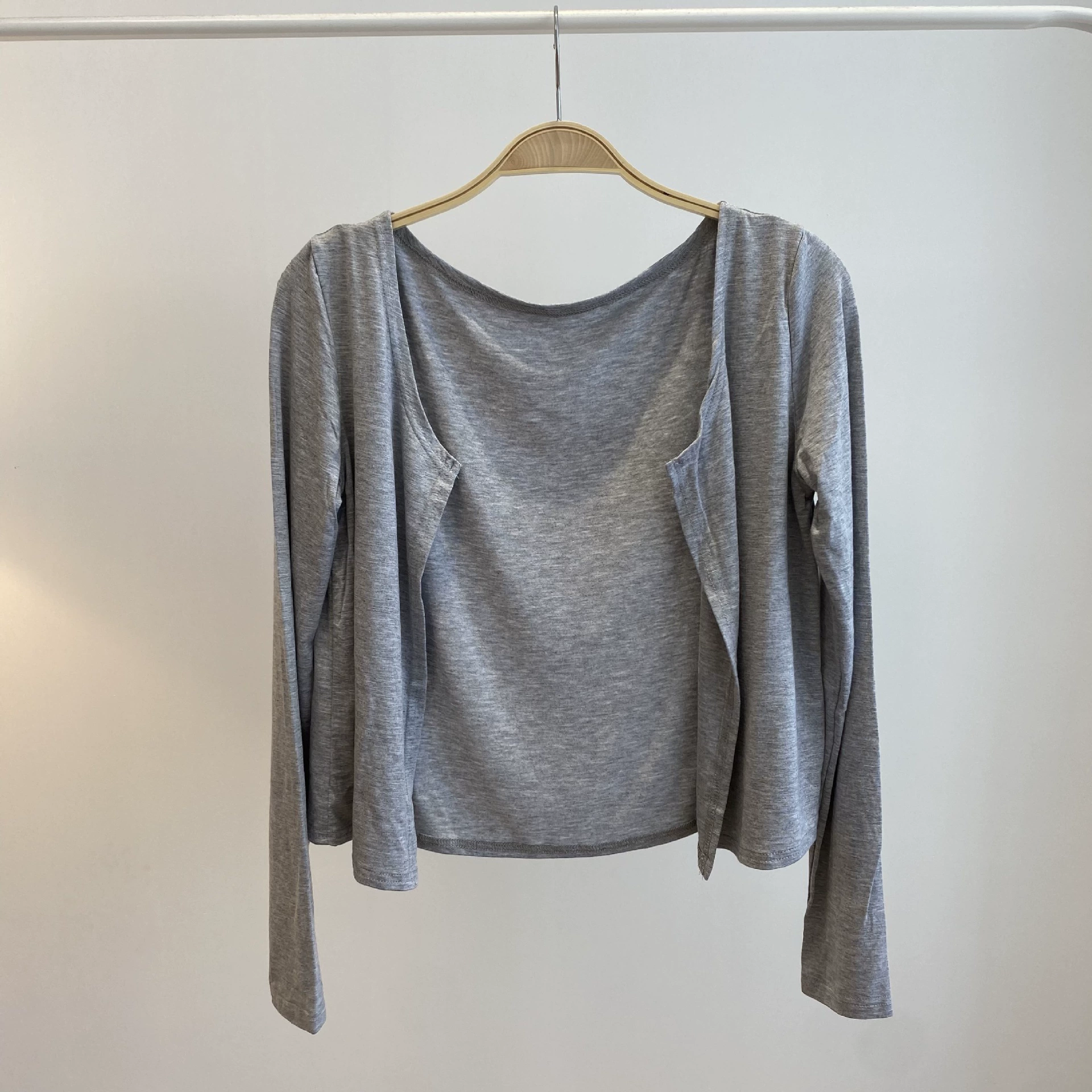 1056 Модал Crewneck Кардиган