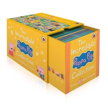小猪佩奇黄盒 英文原版童书 Peppa Pig 绘本故事亲子早教图画50册