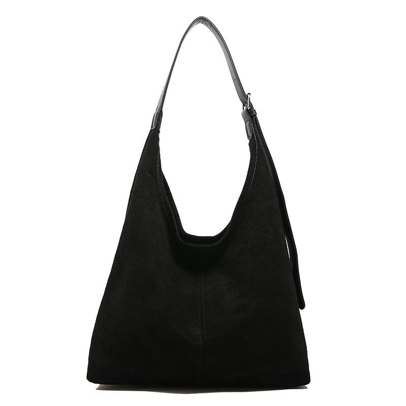 Casual viaje de gran capacidad bolso de seda mujer 2024 nuevo otoño invierno mochila de hombro bolso de cubo