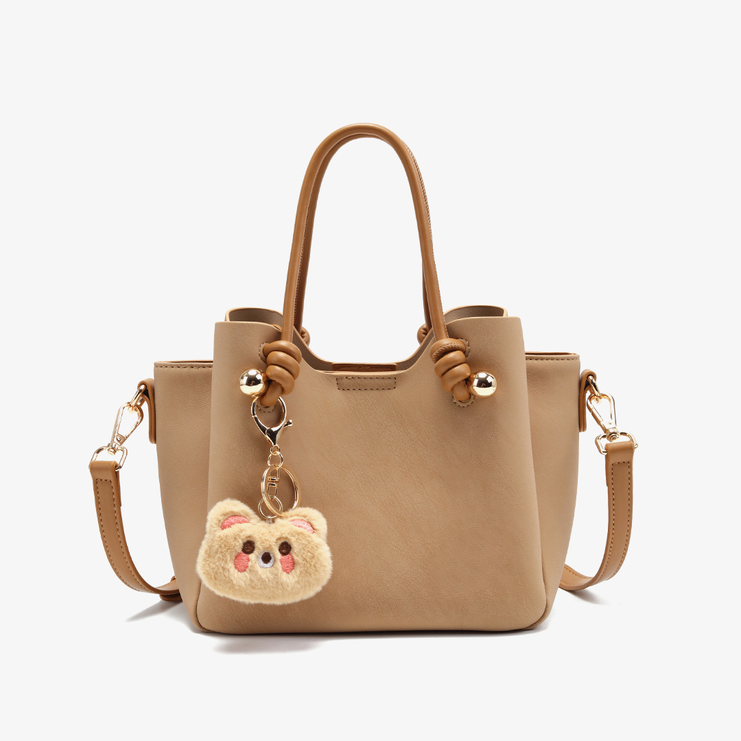 Qadın kiçik çanta, crossbody bucket model, asma hədiyyəli