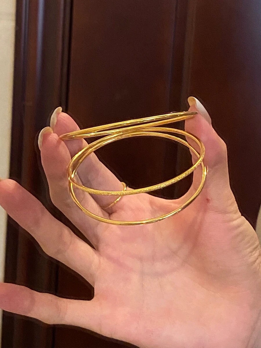 Jindian Same-style Three-generation Three-generation Three-generation Bracelet Women's Superior Sense Two-light One-sand Long-standing Color-free All-_voghion.com