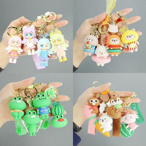 High quality doll key chain pendant wholesale cute doll small gifts cross-border large cartoon key chain pendant
