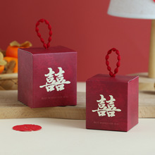 2025新款糖盒结婚喜糖盒高级感创意婚礼喜糖盒子网红糖果袋子礼盒