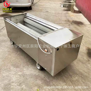 南昌热销电动核桃去皮机220/380v16辊青皮核桃剥皮清洗一体机